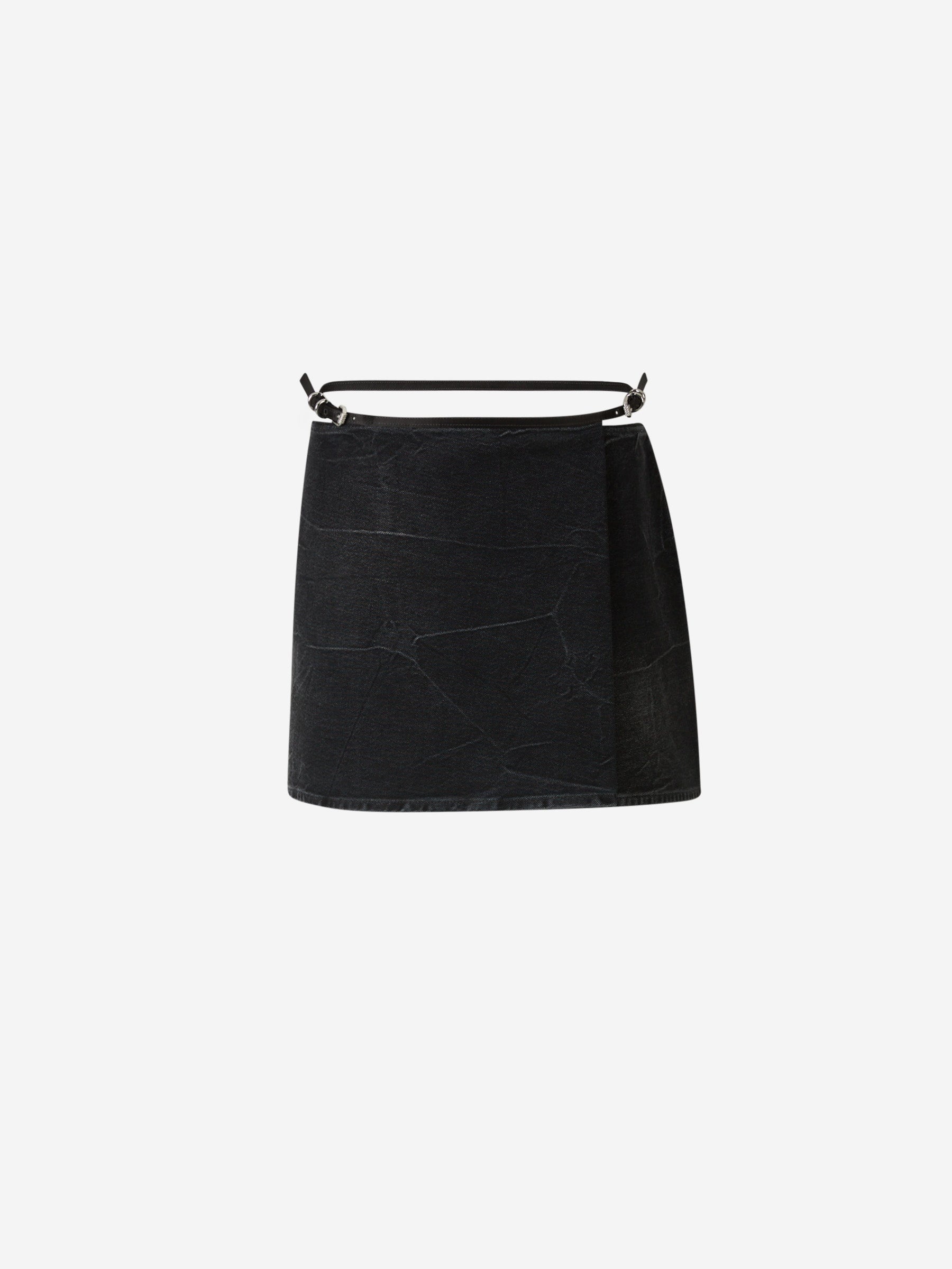 VOYOU DENIM MINI SKIRT - 1