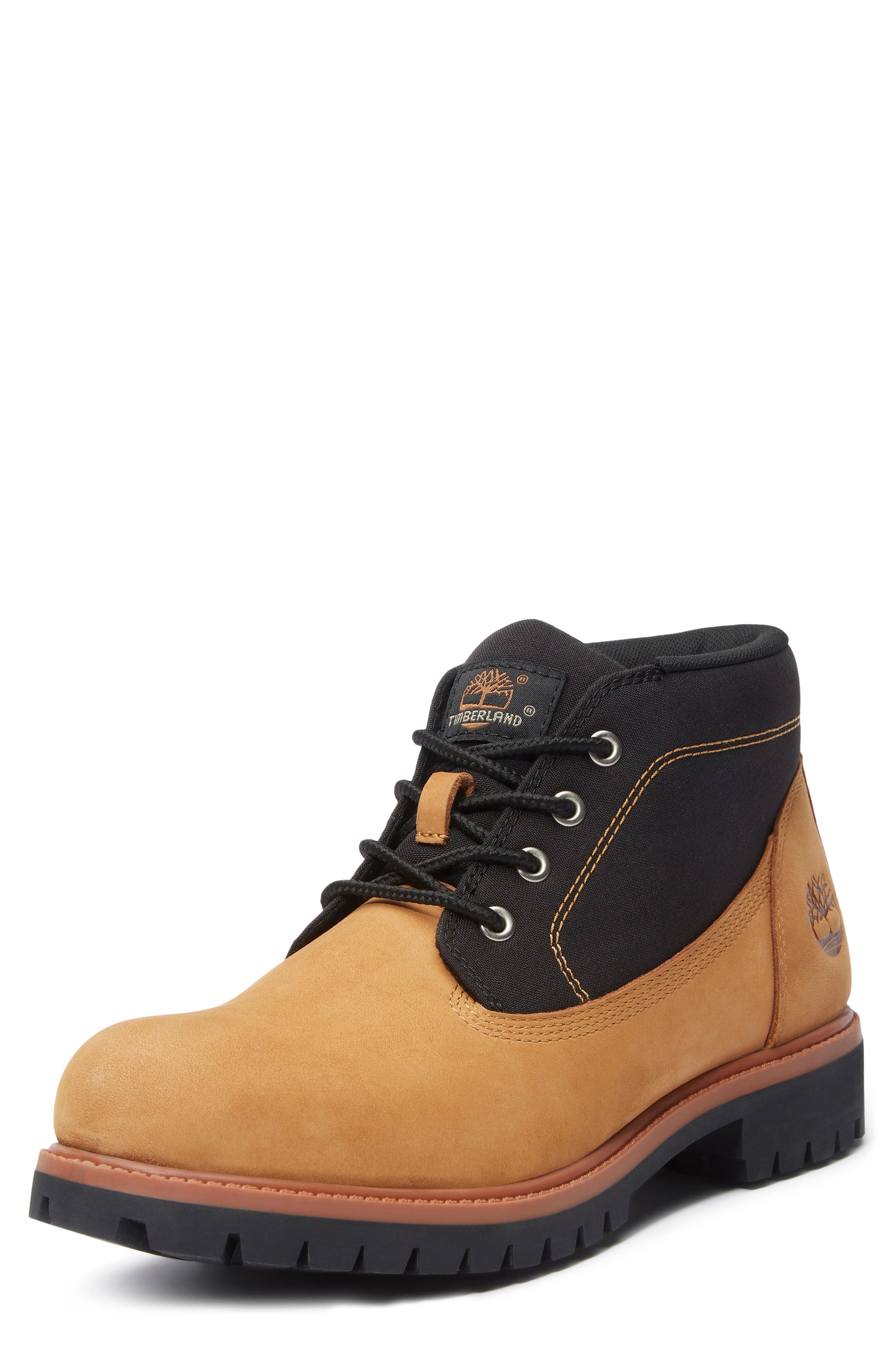 Timberland Premium Waterproof Lace-Up Chukka Boot in Wheat Nubuck at Nordstrom - 7