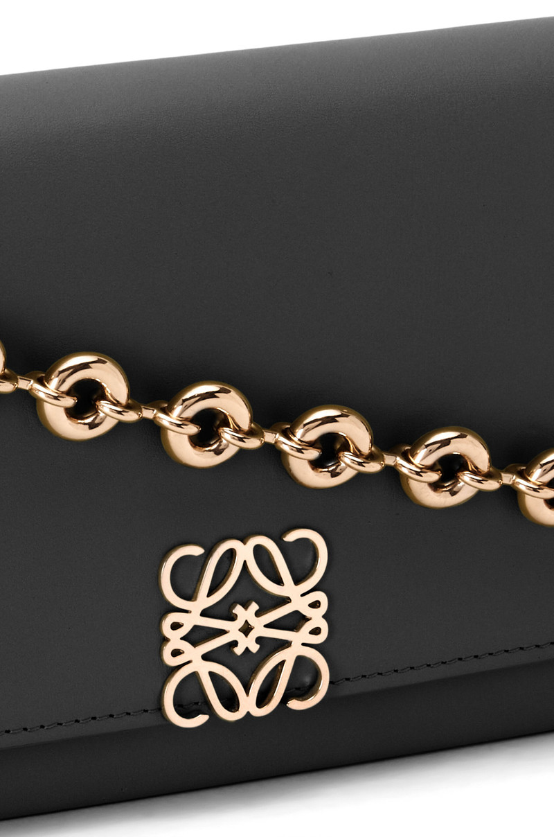 Goya Long Clutch in silk calfskin with chain 7