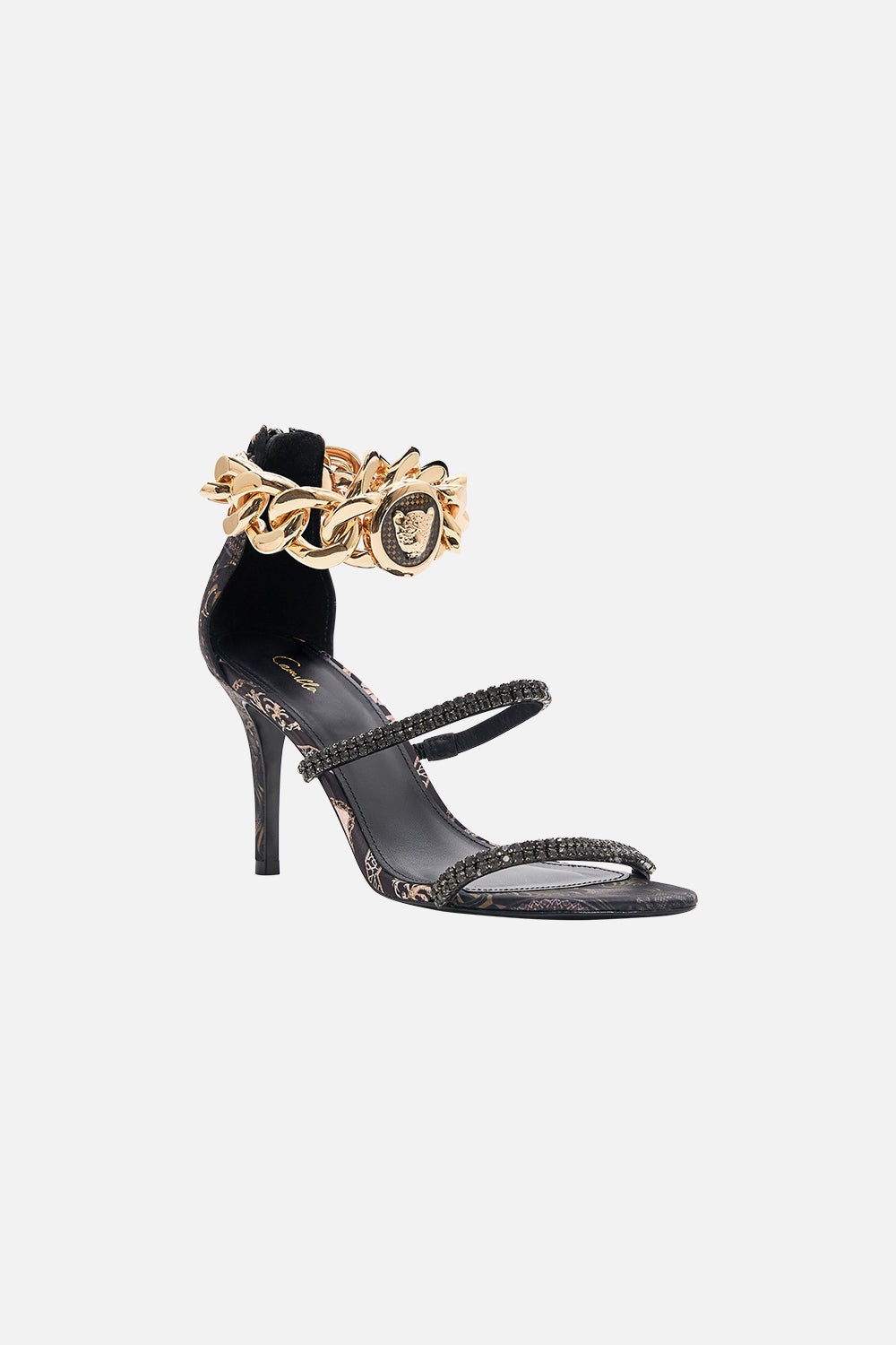 SASKIA CHAIN ANKLET HIGH HEEL SANDAL - 3