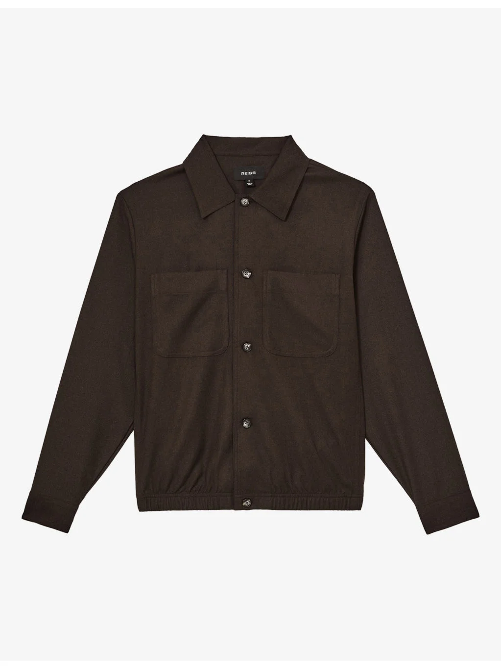 Penge Pocket Brushed Woven Overshirt - 1