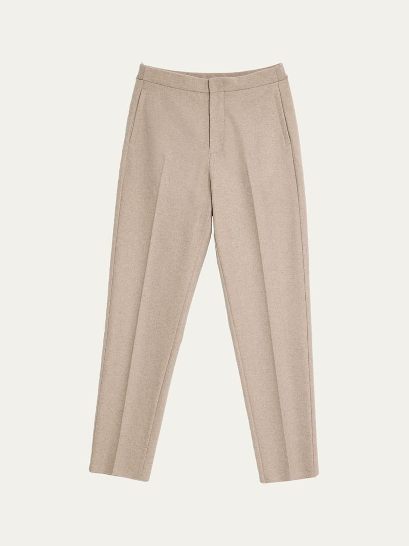 Men's Breia Wool and Cashmere Zip-Pocket Trousers 1