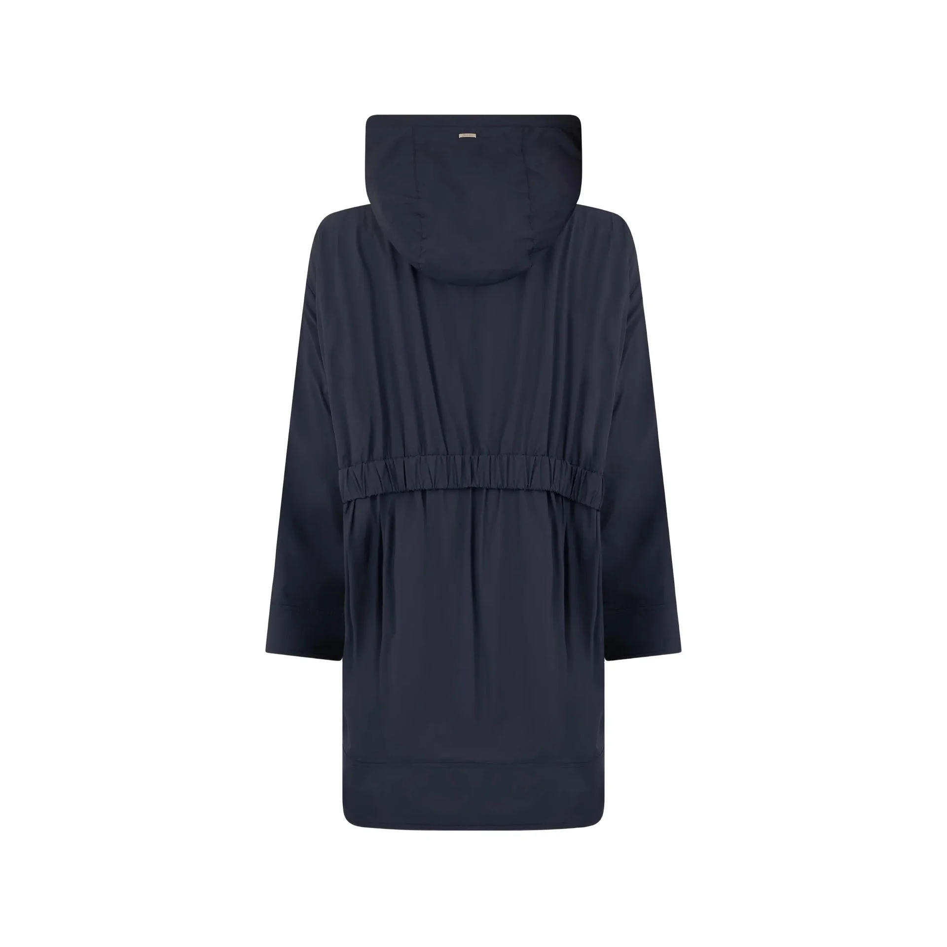 Herno Lightweight Parka Coat Blue Elastane Polyamide - 1