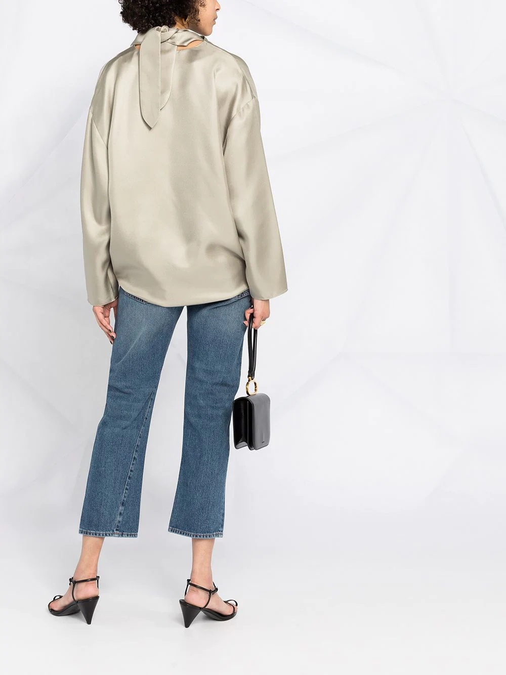 Original twisted seam cropped jeans - 4