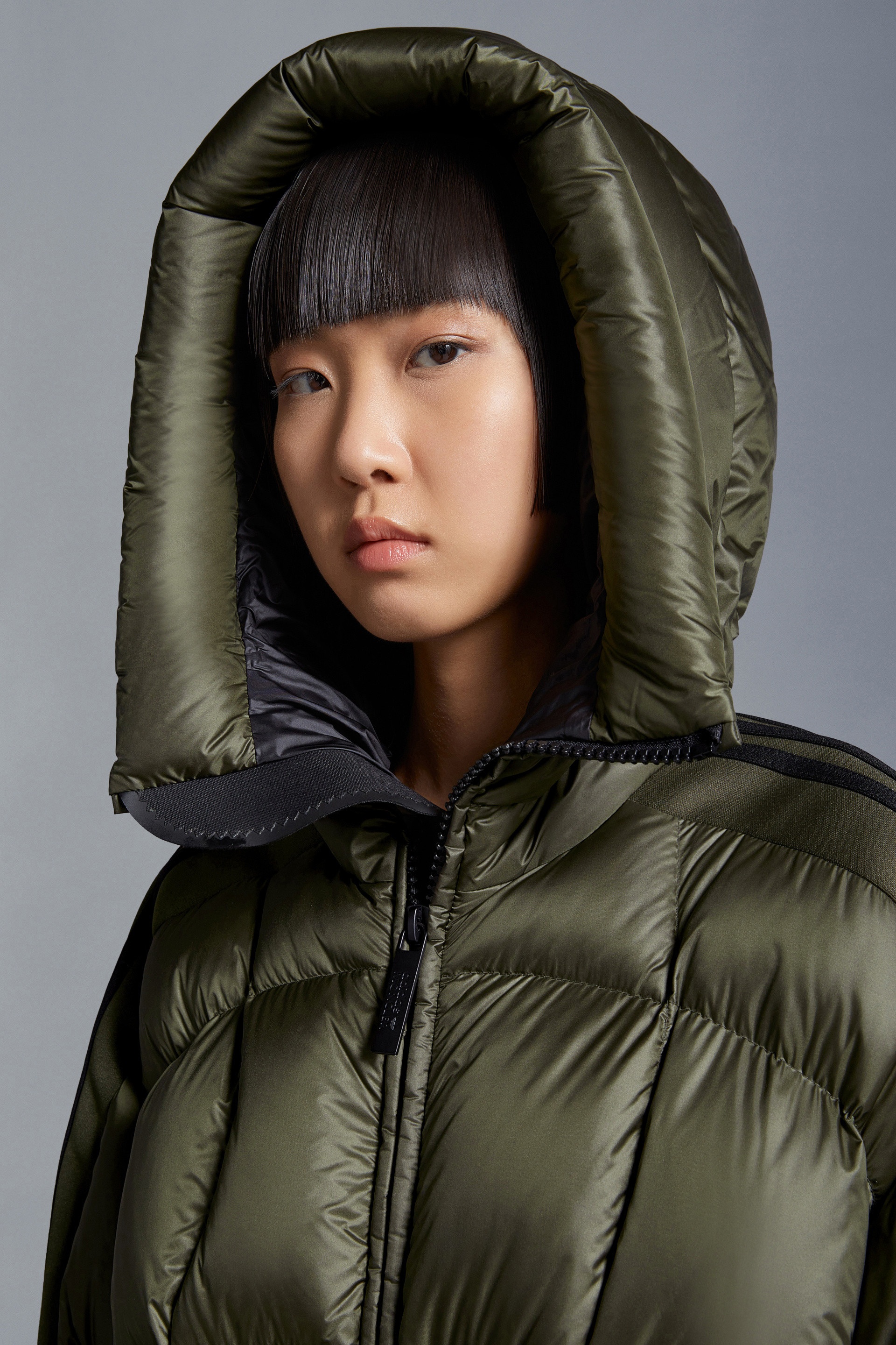 adidas×Ｍoncler【高級アウター☆Bonneval Long Down Jacket 】 Moncler X Adidas Originals Bonneval Long Down Coat in Green