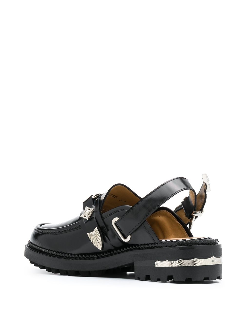 sling-back mule loafers - 3