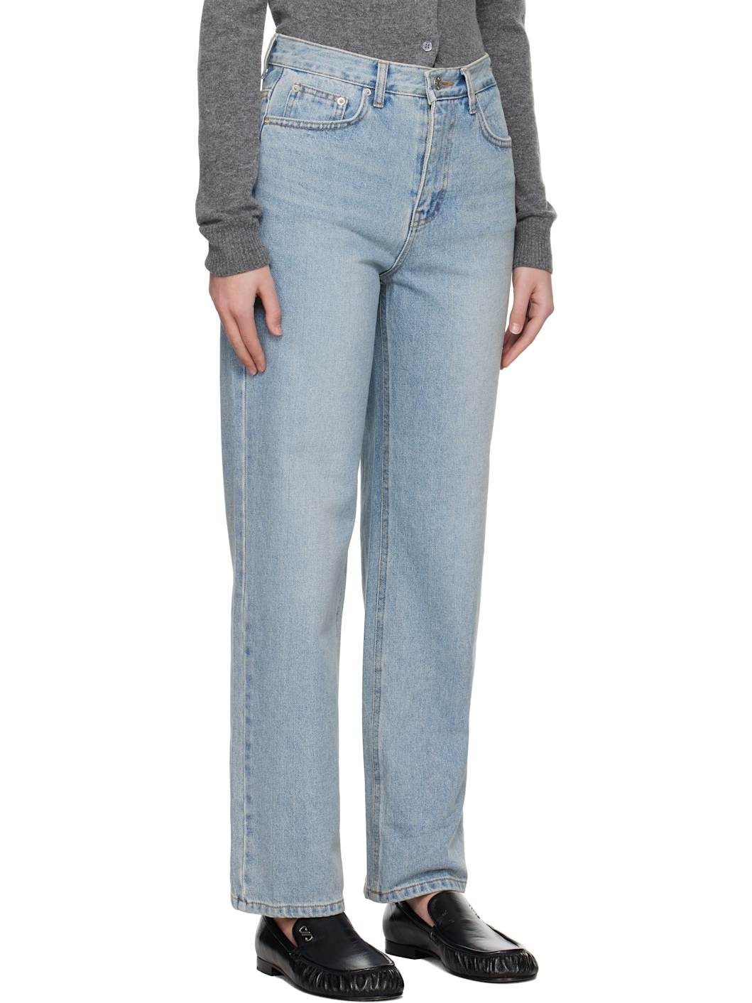 Blue Loose Fit Jeans - 2