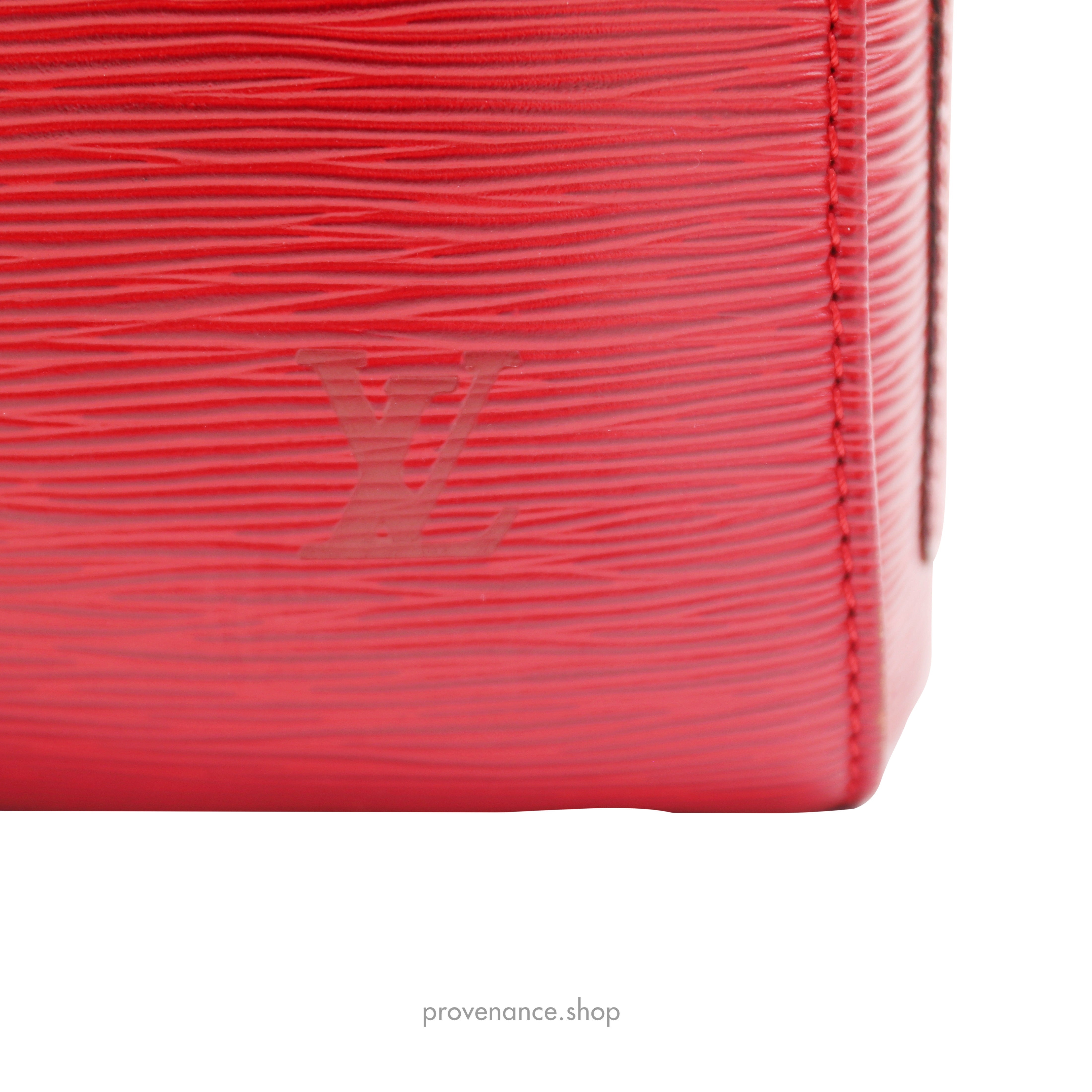Louis Vuitton Keepall 50 Bag - Red Epi Leather - 6