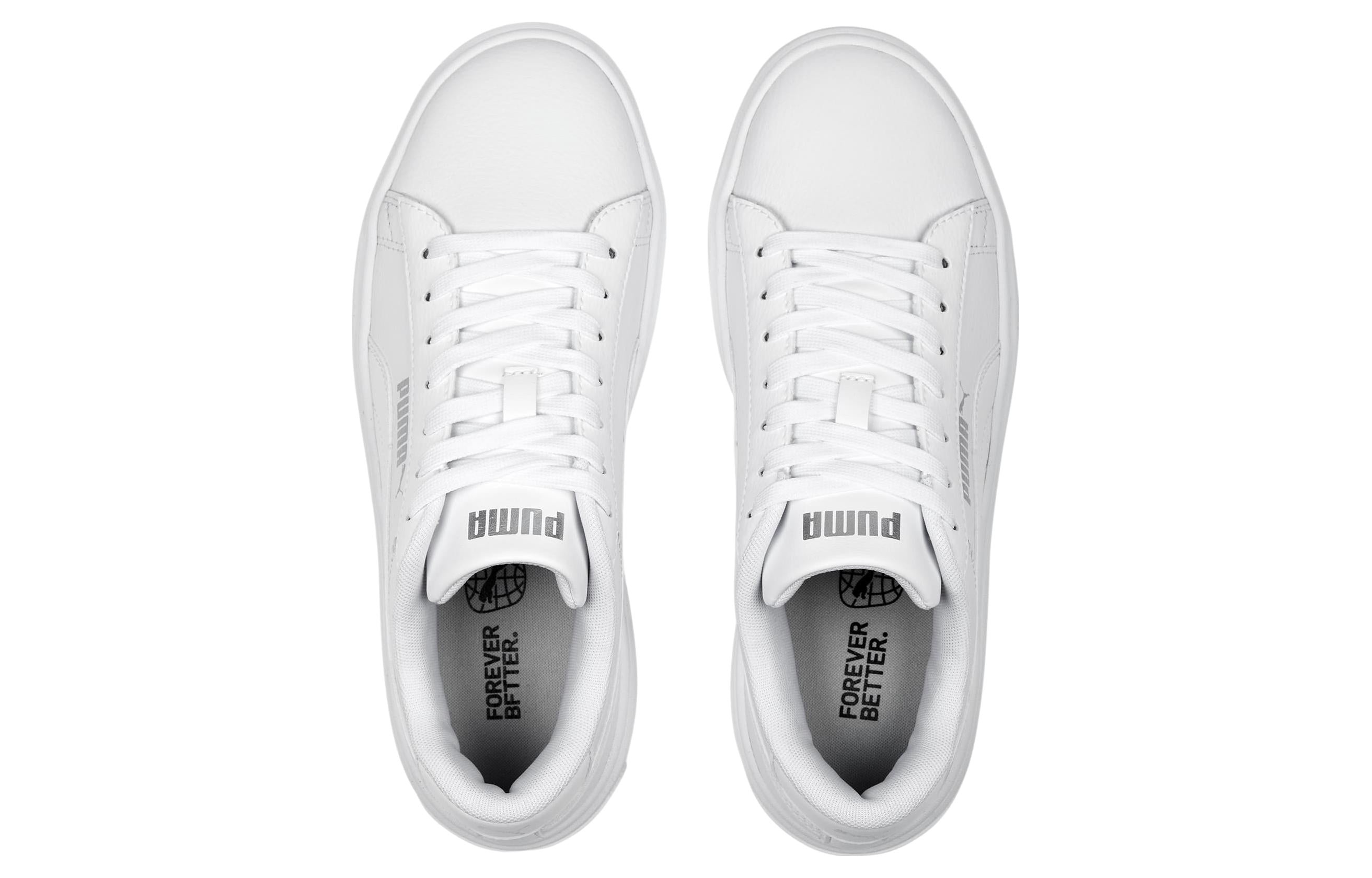 (WMNS) PUMA Smash Platform V3 'White' 390758-01 - 4