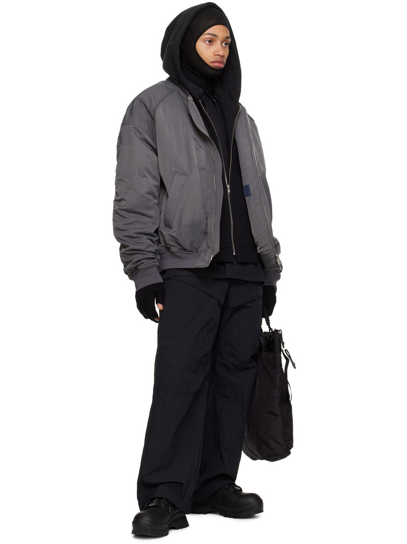JUUN.J Black Paneled Trousers outlook