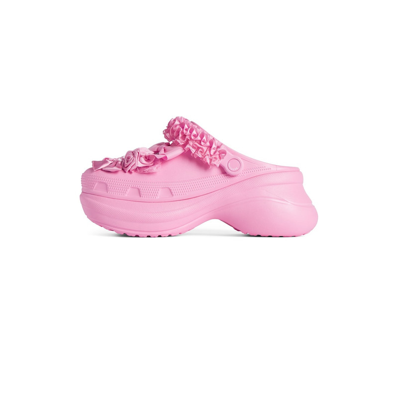 BALENCIAGA Women's Crocs™ Mule Jibbitz™ in Light Pink outlook