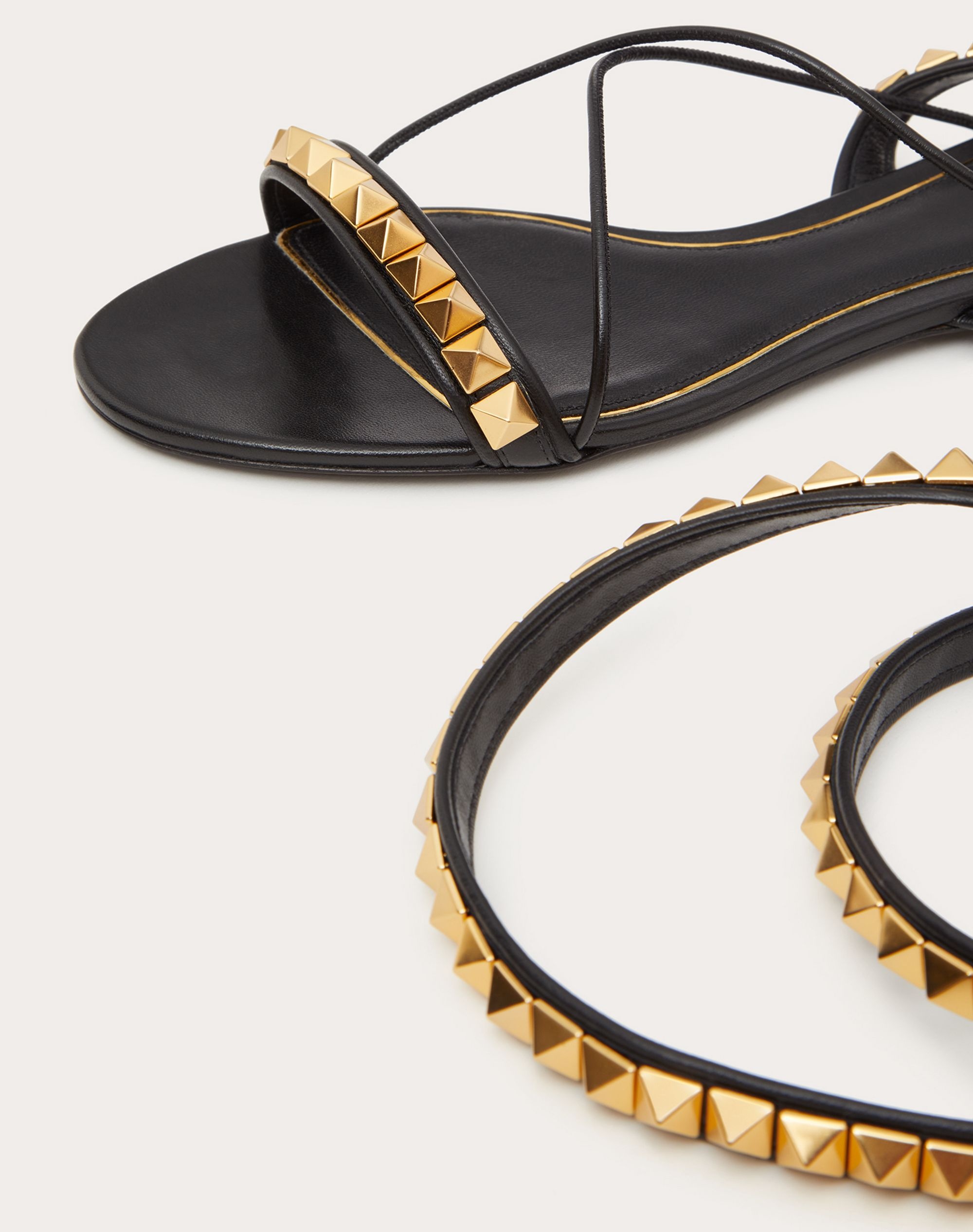 ROCKSTUD NO LIMIT NAPPA FLAT SANDAL - 5