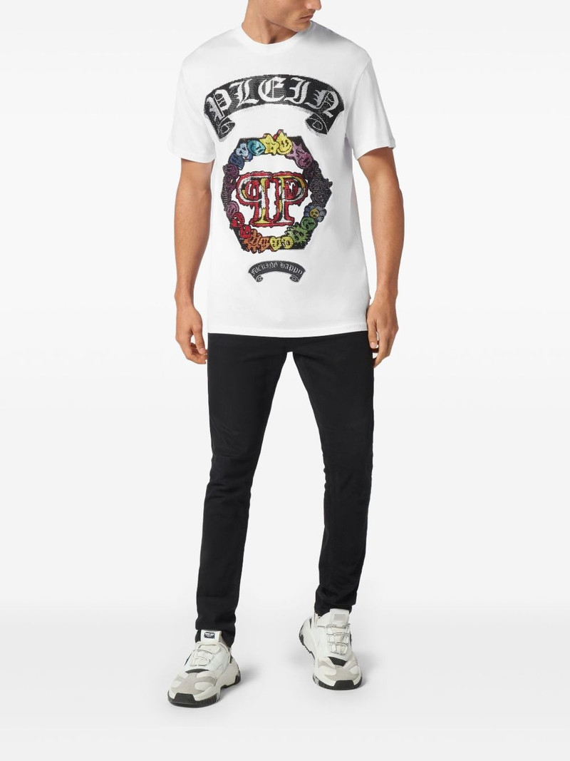 PHILIPP PLEIN Strass Smile T-shirt outlook