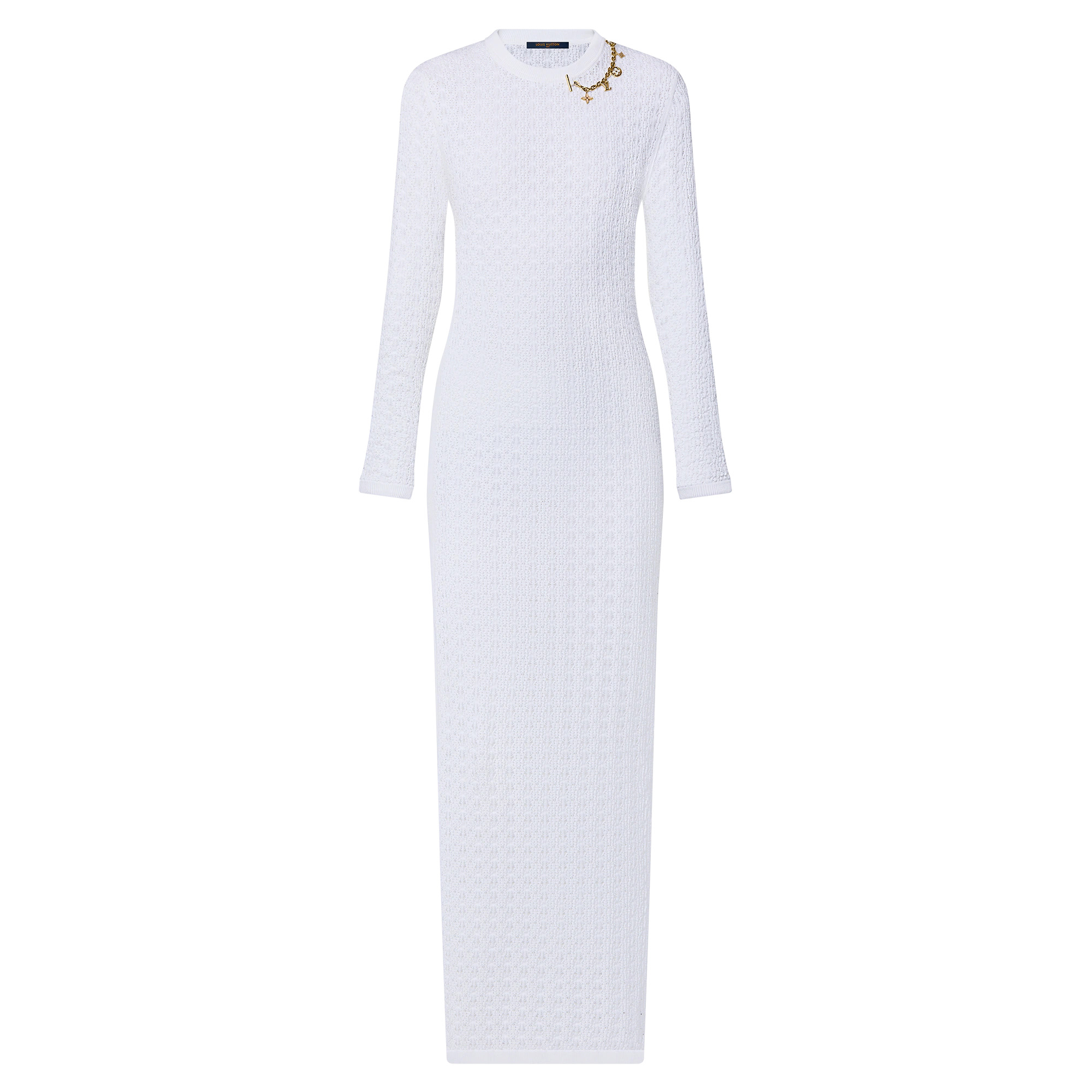 Lace Knit Charm Dress - 1