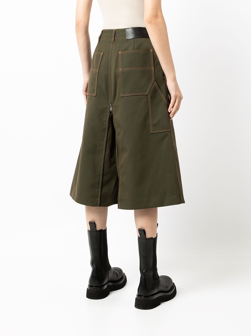 A-line midi skirt - 4