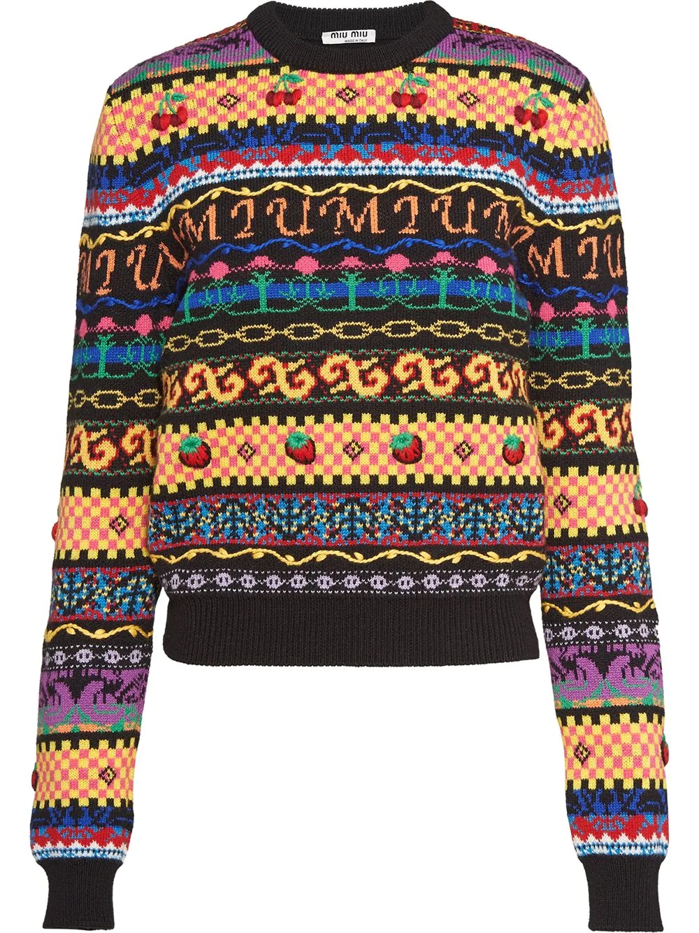 jaquard-knit jumper - 1