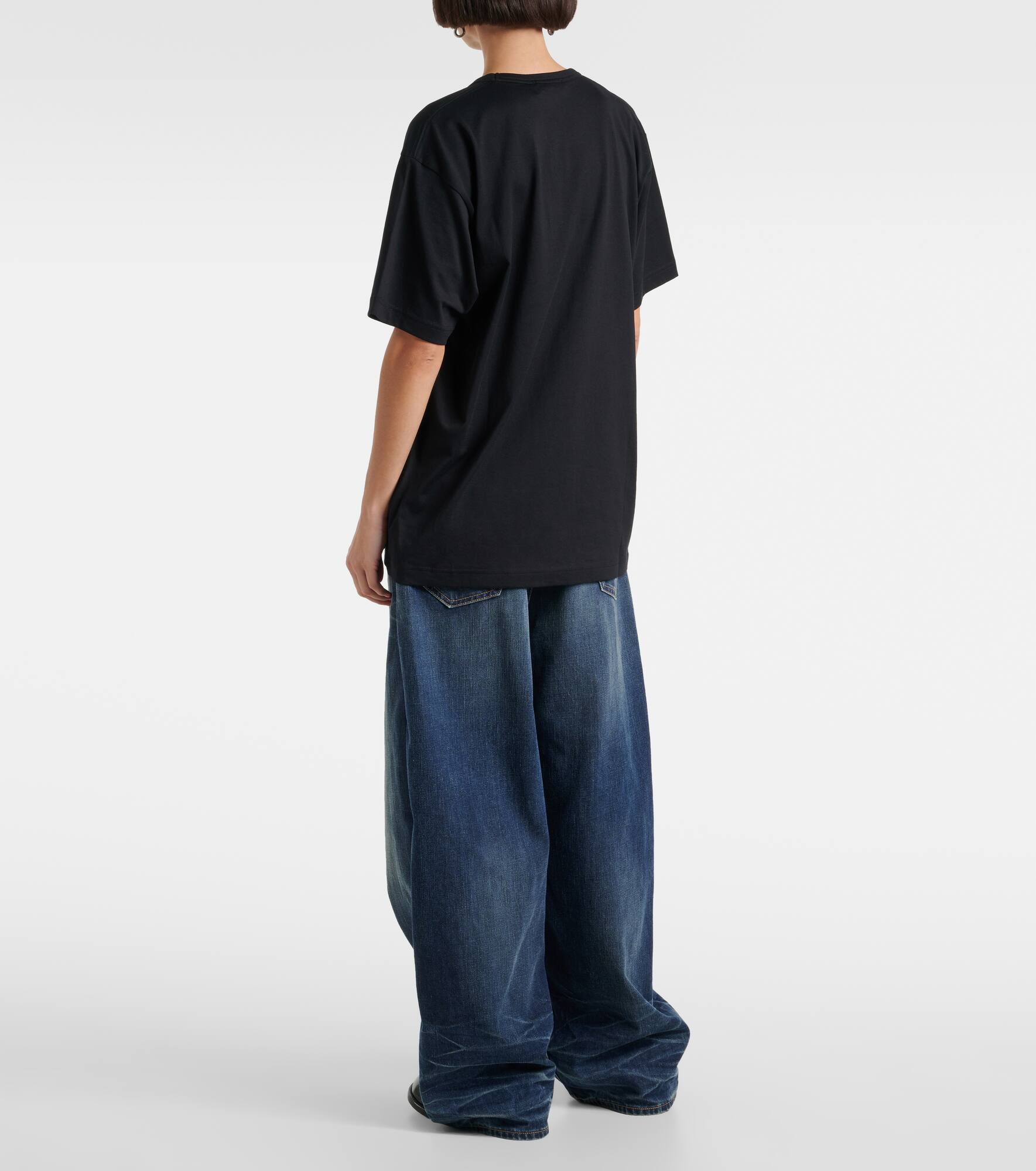 Face cotton-jersey T-shirt - 3