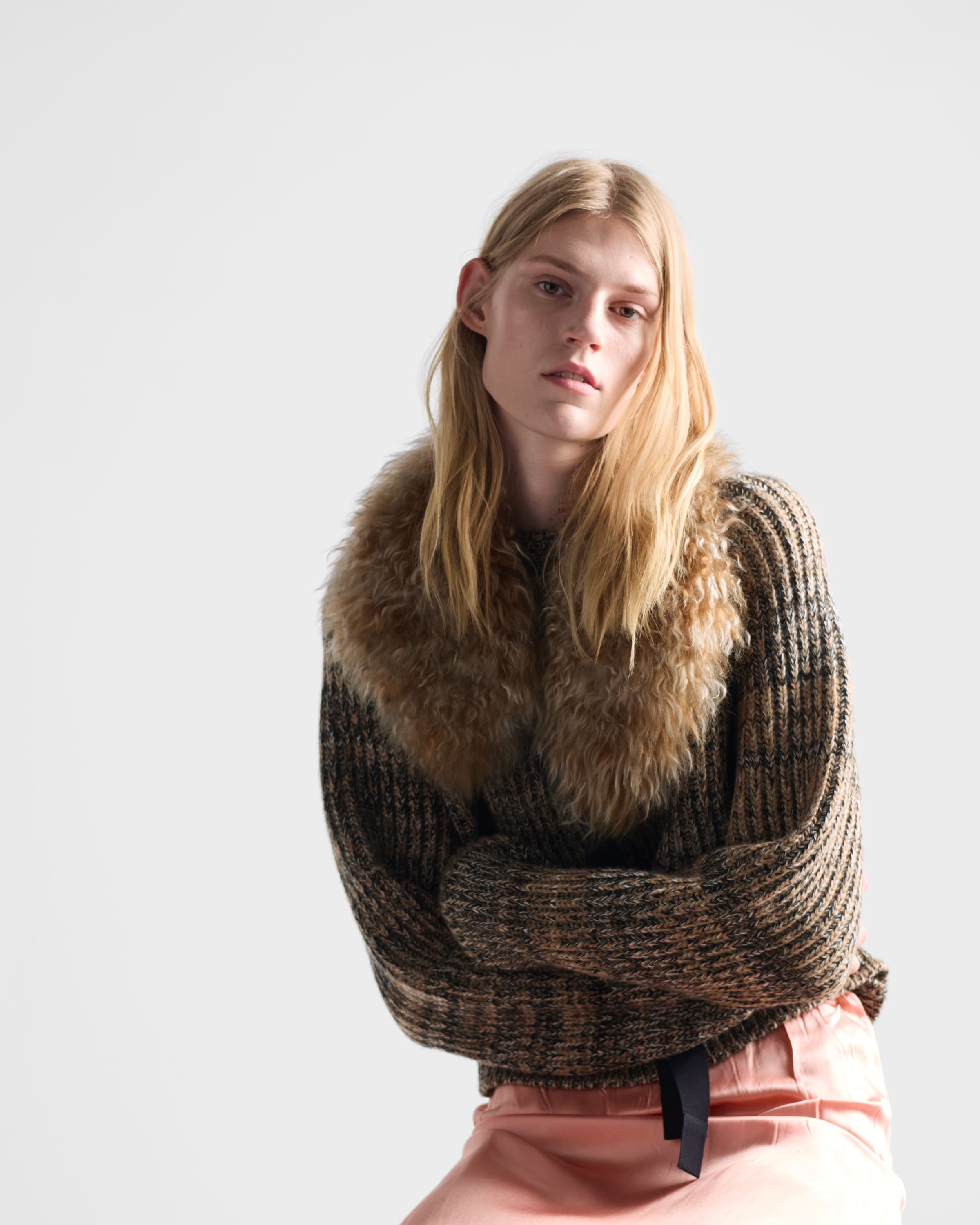 Wool and cashmere crew-neck sweater - 3