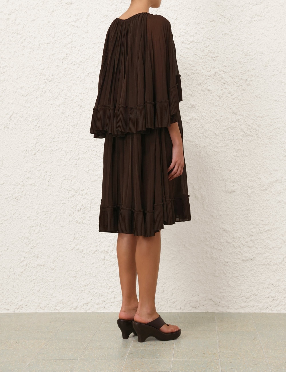 ILLUMINATE PLEATED CAPE MINI - 4