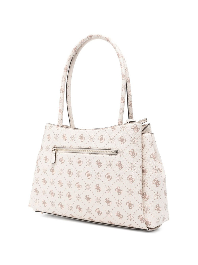 GUESS USA Carrie logo-pattern padlock-detail tote bag outlook