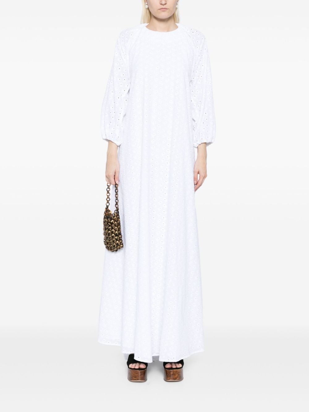 Fran broderie anglaise maxi dress - 2