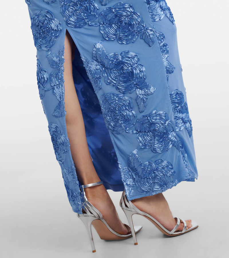 Floral embroidered midi dress 5
