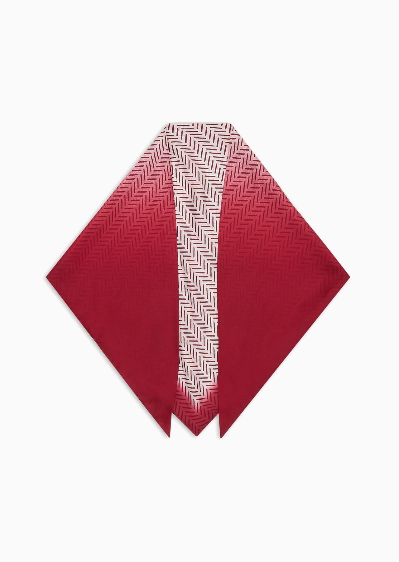 Silk foulard with ASV gradient print - 1