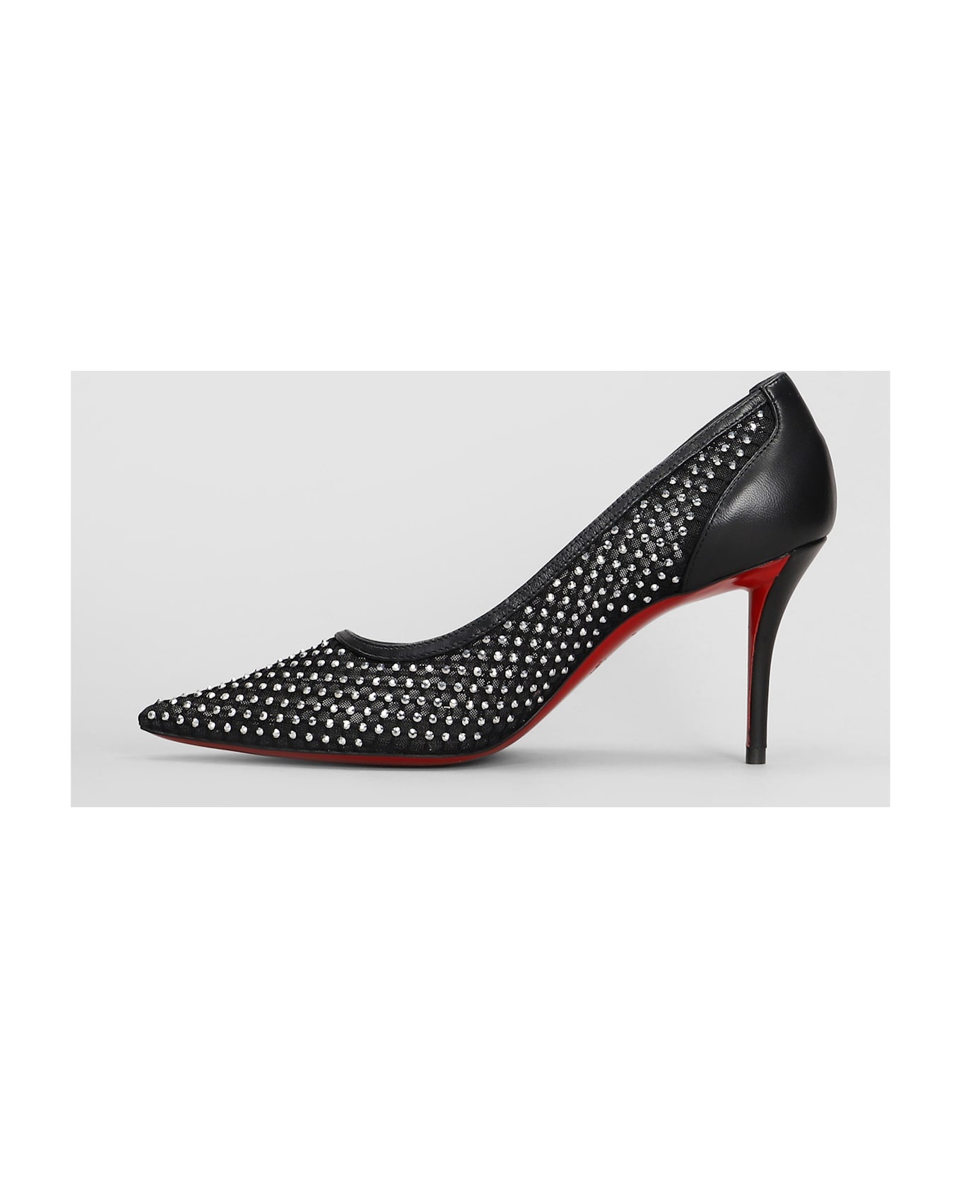Apostropha Strass 80 Pumps In Black Polyester - 3