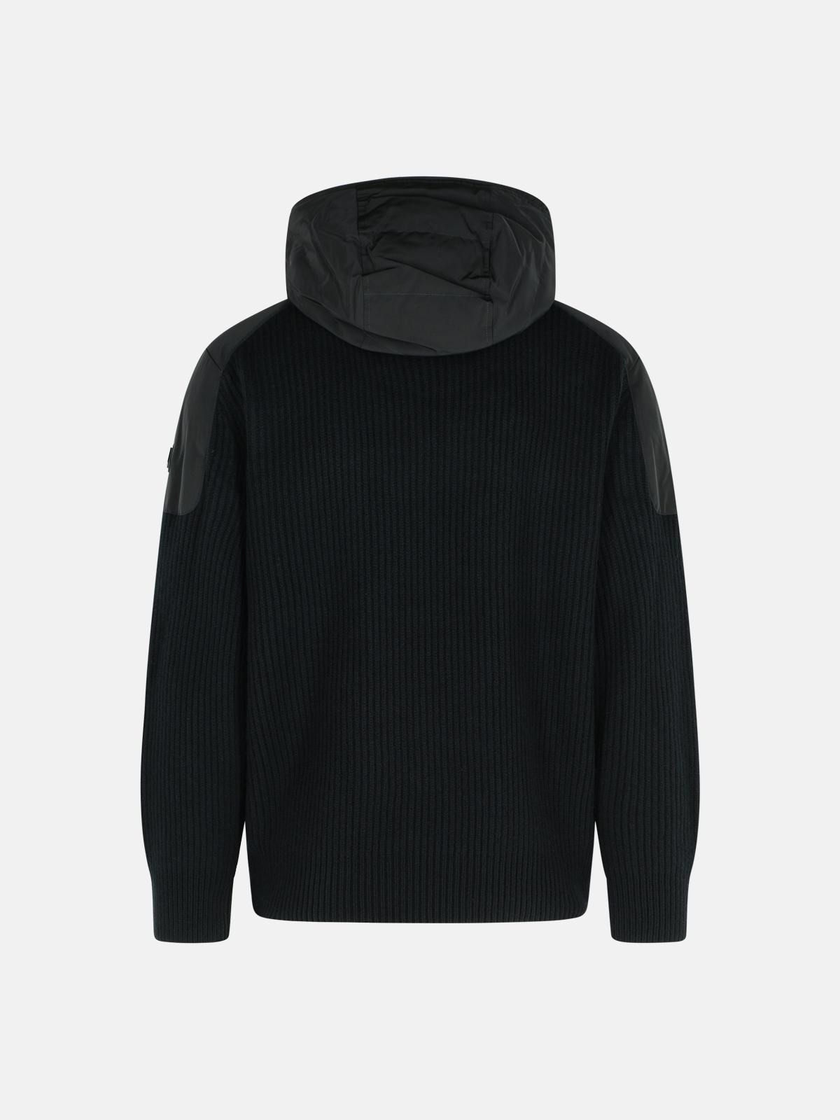 BLACK WOOL JACKET - 3