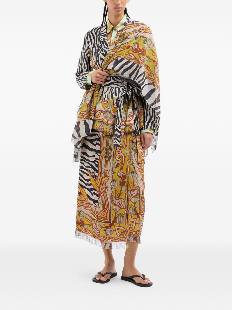 Aloe zebra floral jacquard jacket 4