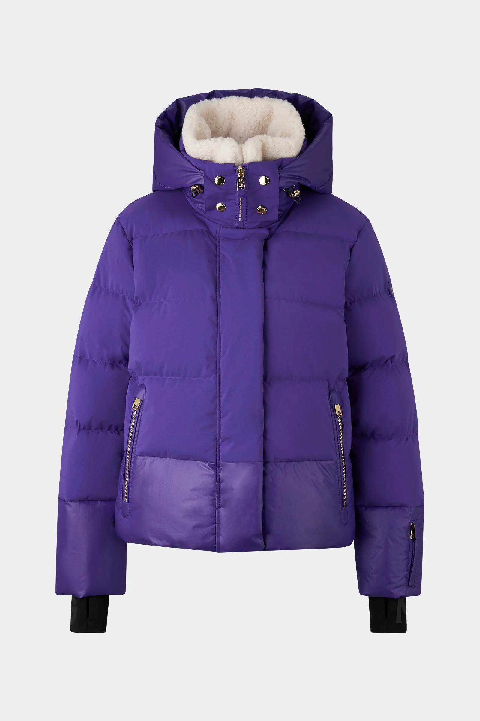Maja down ski jacket in Violet - 1