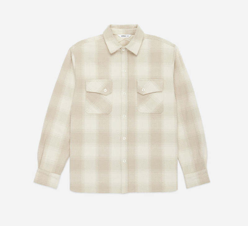 Crosscut Flannel - Alabaster Twill 1