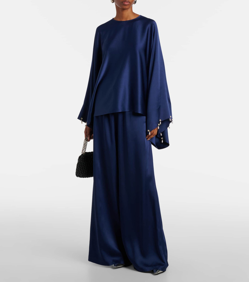Stella McCartney Satin wide-leg pants outlook
