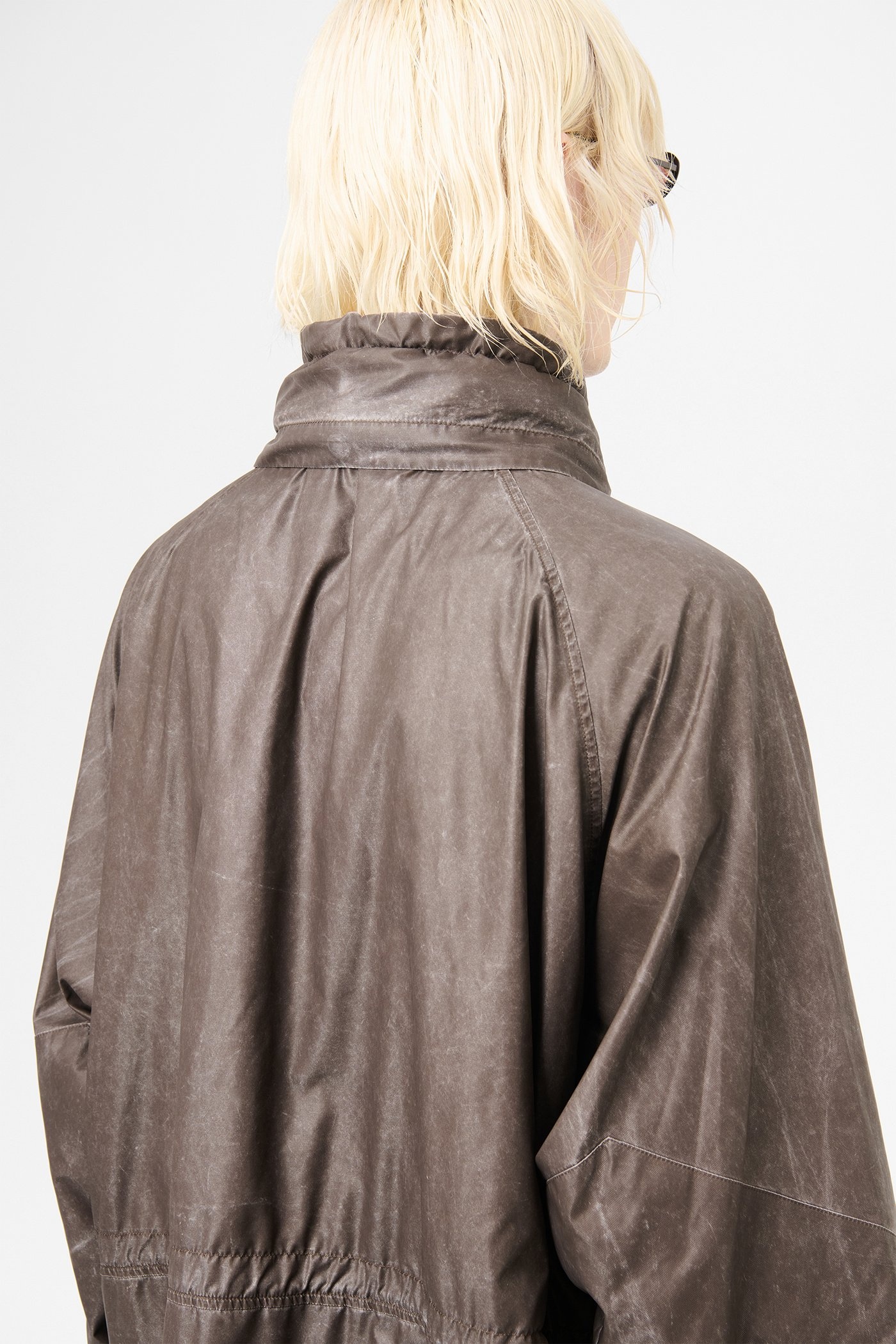 Horizon Jacket Brown Wash Out Nylon - 5