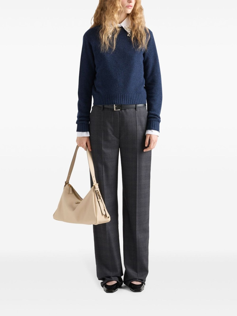 Prada ribbed Re-Cashmere sweater outlook