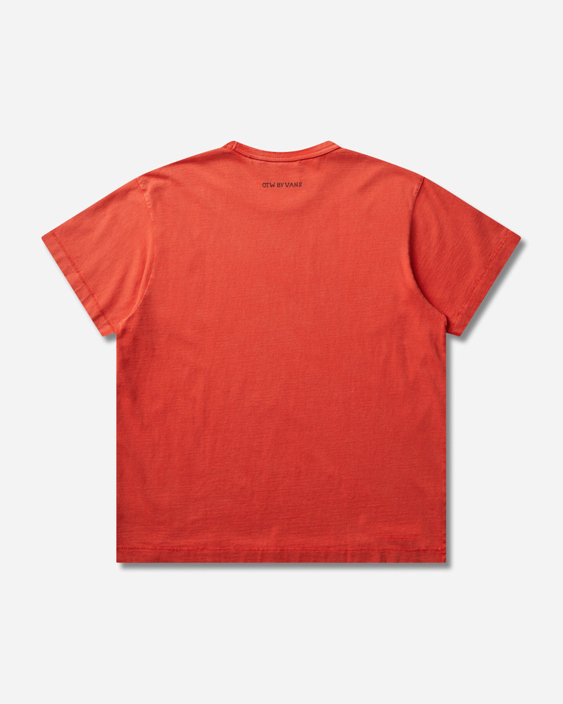 Vans Men's Julian Klincewicz Washed T-Shirt Mandarin Red outlook