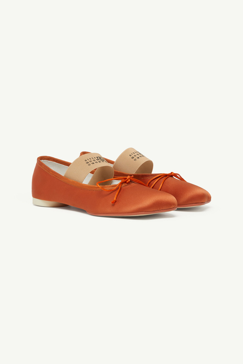 MM6 Maison Margiela Anatomic Numeric Ballerinas outlook