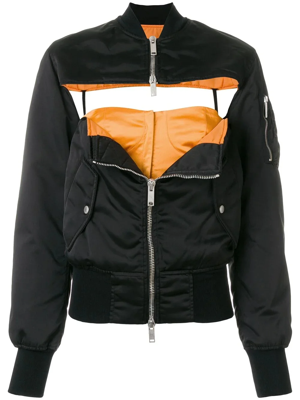 front chest hole jacket - 1