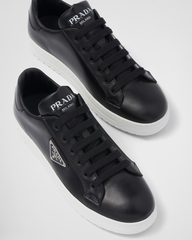 Downtown brushed leather sneakers 6