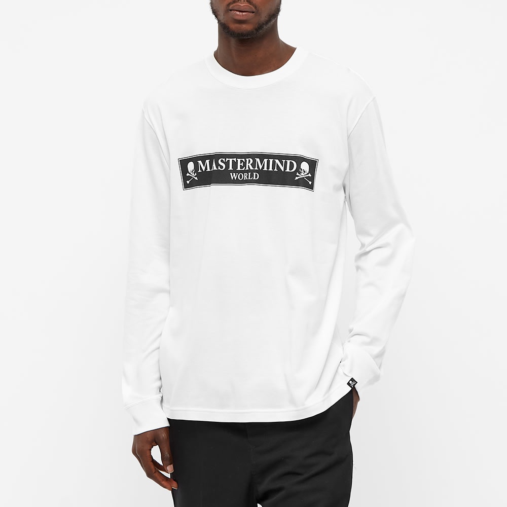 MASTERMIND WORLD Long Sleeve Regular Box Logo Tee - 3