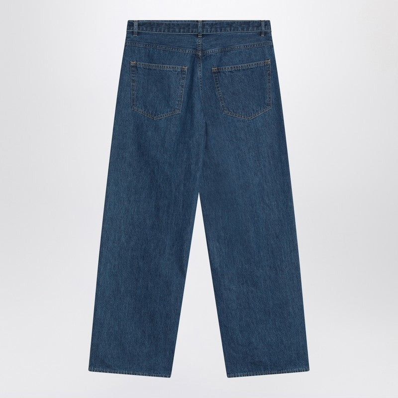 Auralee Jeans With Blue Belt Men - 2