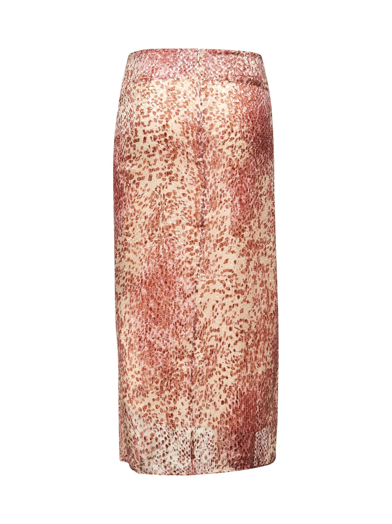 Isabel Marant Women Lisanne Burnout Velvet Midi Skirt - 2