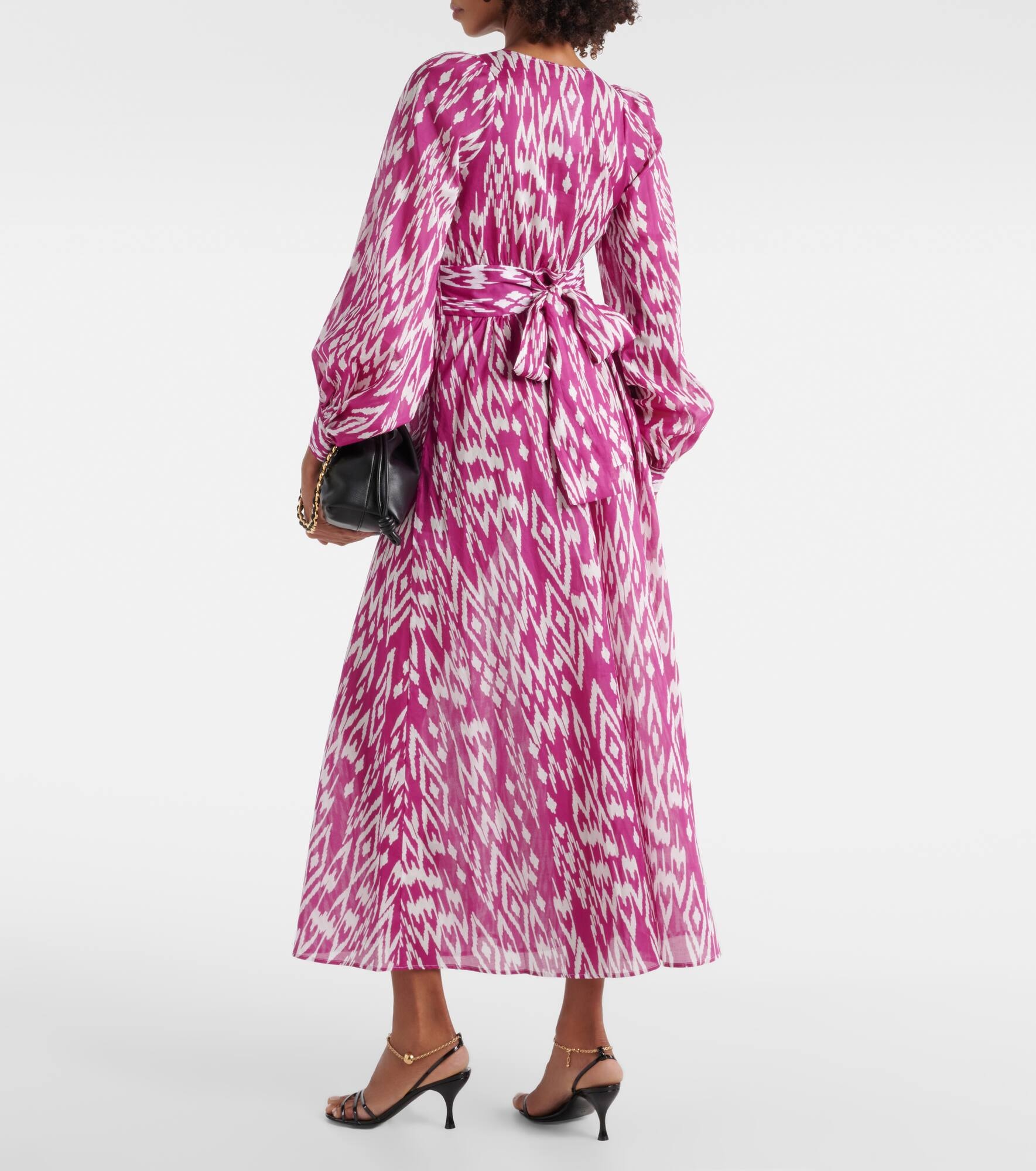 Tornado balloon-sleeve maxi dress - 3