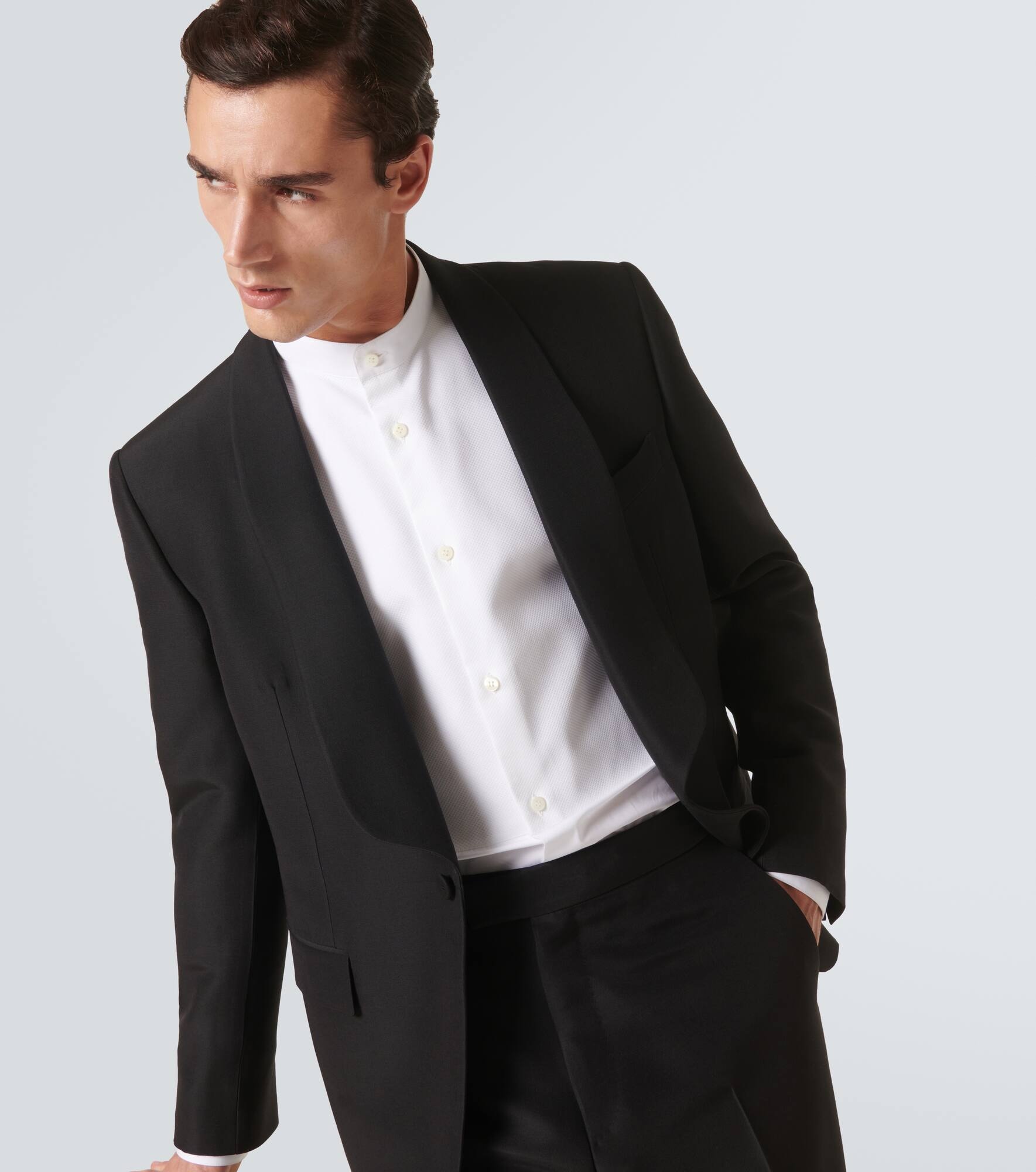Cotton tuxedo shirt - 5