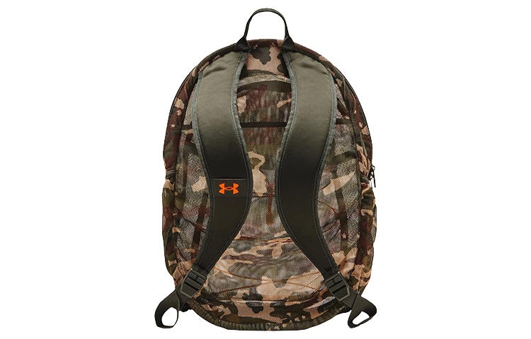 Under Armour Hustle Mesh Backpack 'Orange Green Camo' 1372288-310 - 2