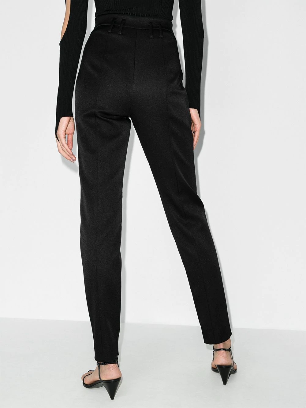 Reba high-waist slim-leg trousers - 3