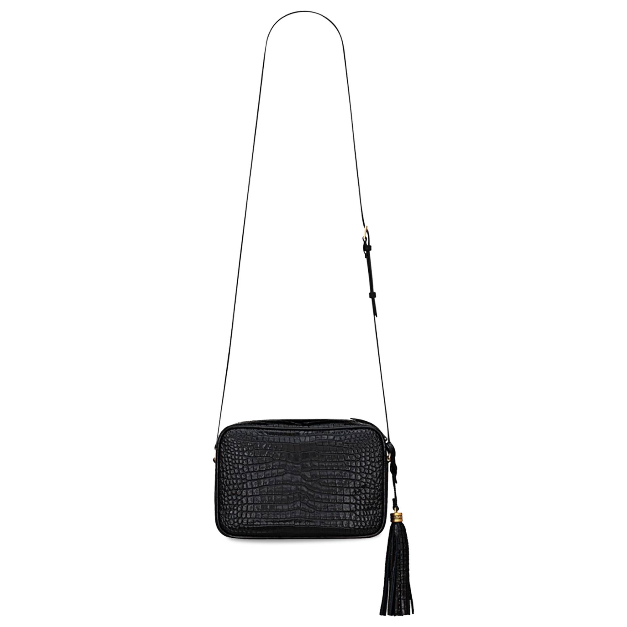 Saint Laurent Lou Medium Pouch Bag 'Black' - 2