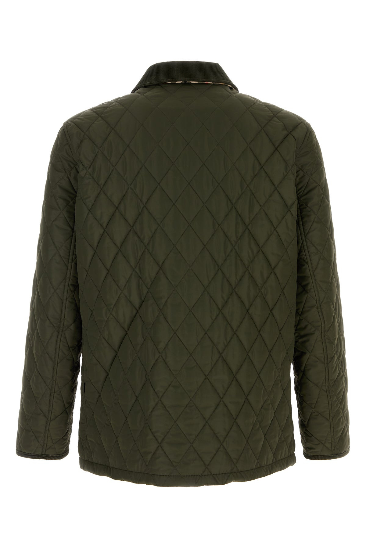 Olive green nylon jacket - 2