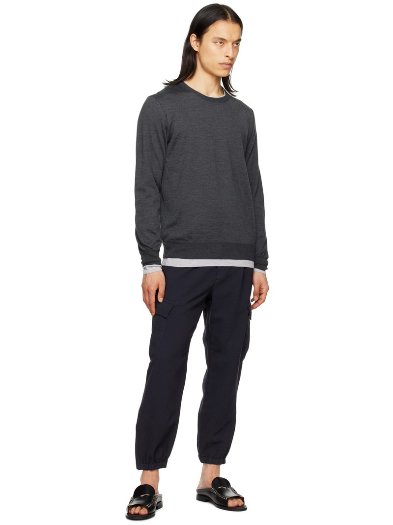 GABRIELA HEARST Gray Wells Reversible Sweater outlook