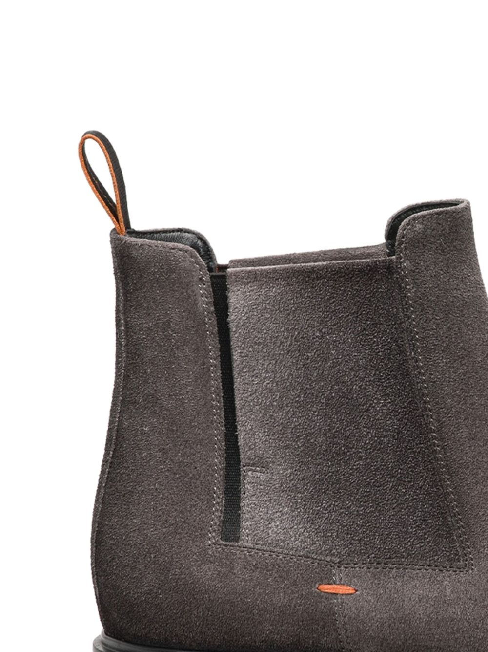 elasticated-panel suede boots - 2
